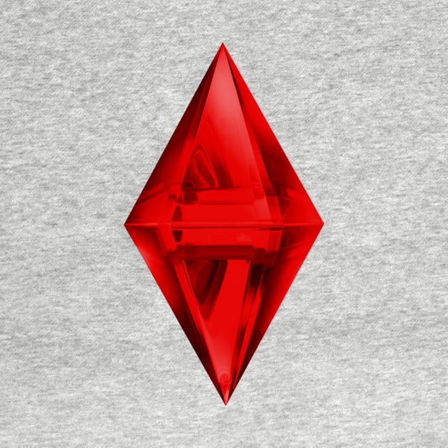 Sims red Plumbob Diamond by Xinoni